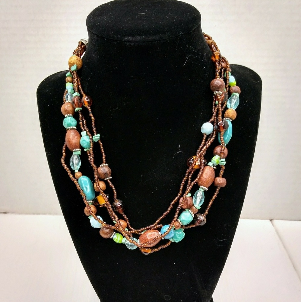 Multistrand Beaded necklace